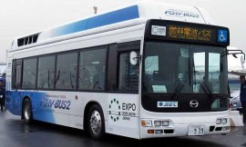 В Японии тестируют первые водородные автобусы