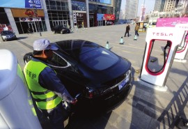 Tesla расширит сеть зарядных станций в Китае