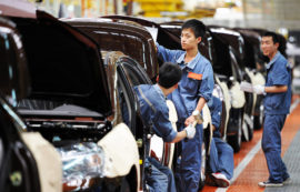 Китай является абсолютным лидером по доле производства легковых авто