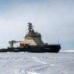 Новый ледокол ВМФ «Илья Муромец» прибыл на Белое море