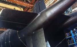 Россия спускает на воду подводную лодку Белгород